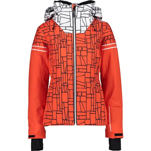 Cmp fix hood 31w0076 jacket arancione 2xs donna