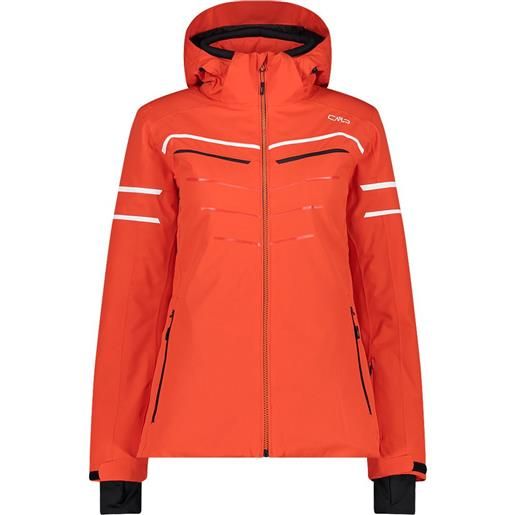 Cmp zip hood 31w0216 jacket arancione 2xs donna