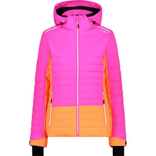 Cmp zip hood 31w0226 jacket rosa 2xl donna