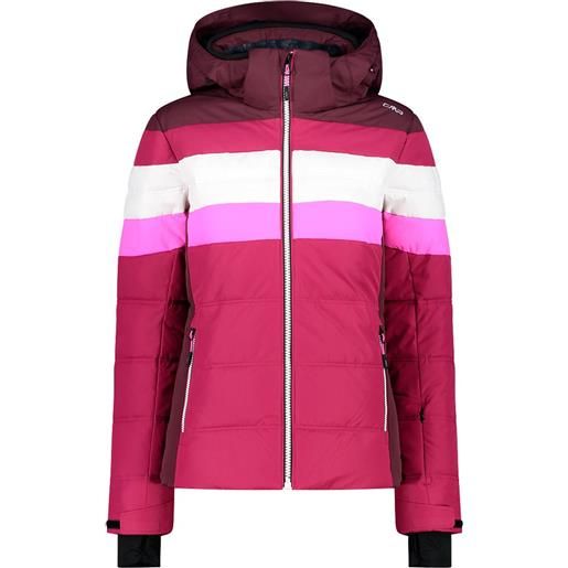 Cmp zip hood 31w0246 jacket rosa l donna