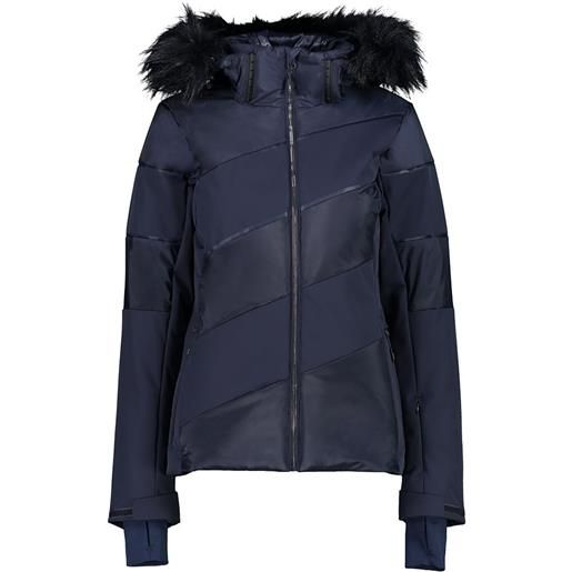 Cmp zip hood 31w0276f jacket blu 2xs donna