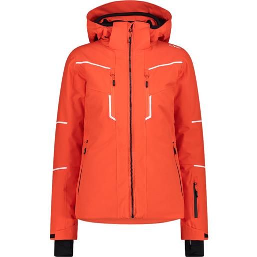 Cmp zip hood 32w0206 jacket arancione xl donna