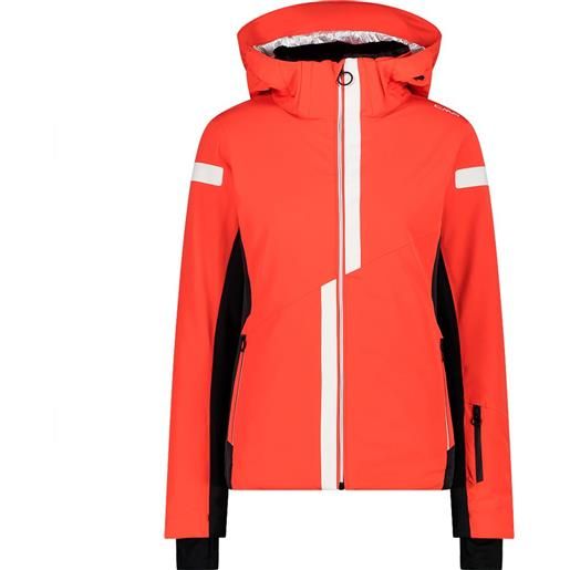 Cmp zip hood 32w0246 jacket rosso 2xs donna
