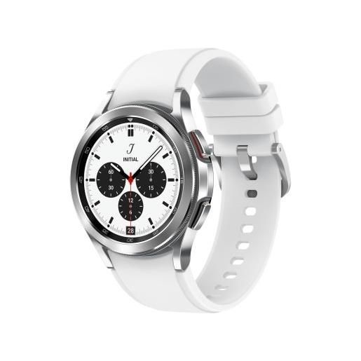 Samsung smartwatch Samsung galaxy watch4 42mm ghiera interattiva acciaio inossidabile 16gb argento (no samsung pay) [sm-r880nzsaitv]