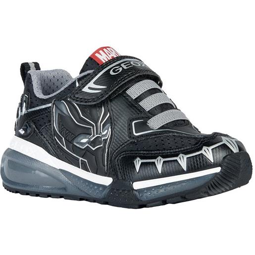 Geox bambino sneakers bambino bayonyc nero grigio mod. Geoj36feb 0fu50