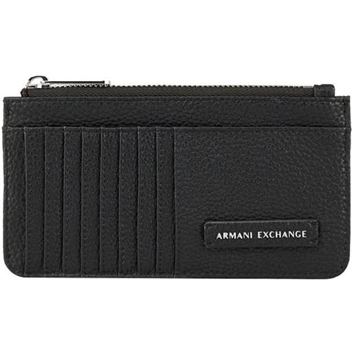 Armani Exchange donna portafoglio donna logo frontale nero mod. 948445 cc723