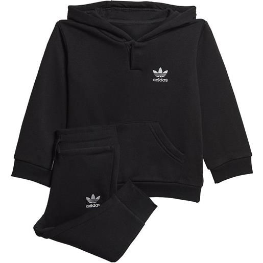 Adidas bambina completo tuta bimbo adicolor hoodie nero mod. Hk7454