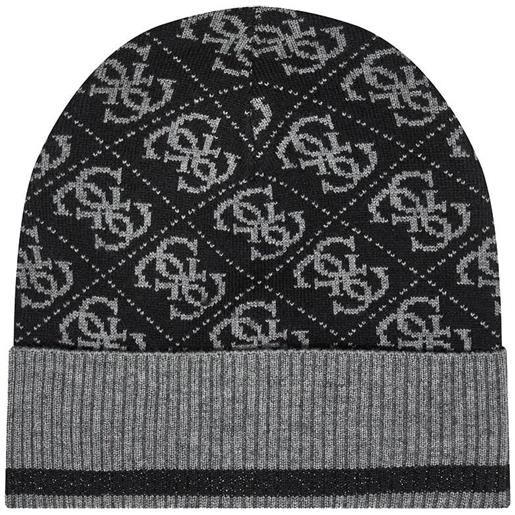 Guess donna cappello donna stampa logo monogramma nero mod. Aw9979 wol01