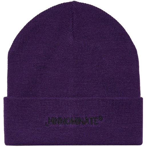 Hinnominate donna cappello in lana e acrilico con ricamo donna purple mod. A144
