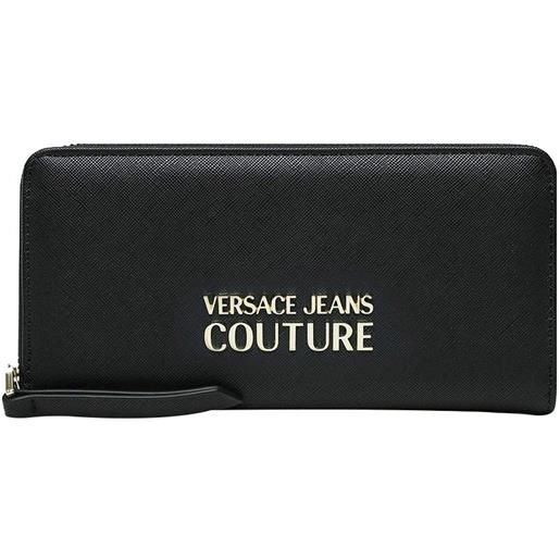 Versace Jeans donna portafoglio donna logo frontale nero mod. 75va5pa1 zs467