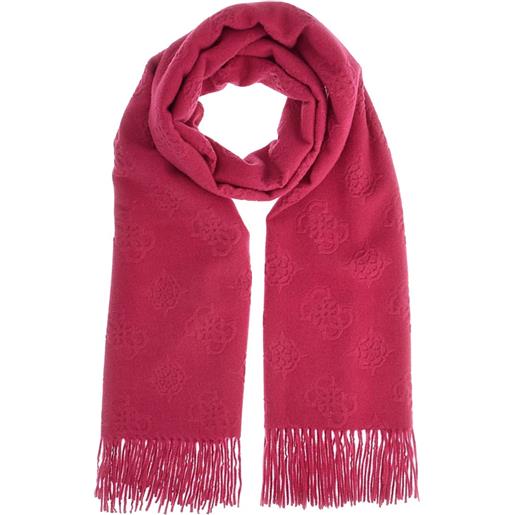 Guess donna foulard donna stampa logo all over fucsia mod. Aw9965 pol03