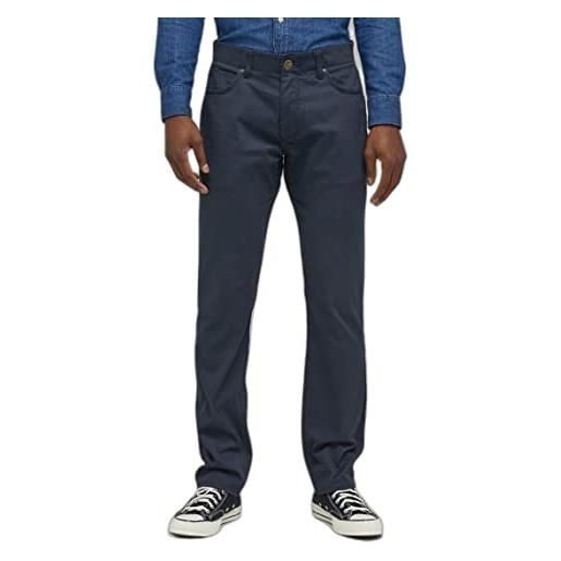 Lee straight fit mvp jeans, blu (nash), 36w / 34l uomo