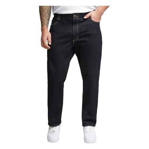 Lee straight fit mvp jeans, blu (maverick), 36w / 32l uomo