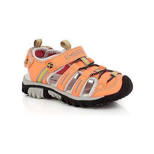 KIMBERFEEL cabana, sandali comodi unisex-bambini, corallo, 30 eu