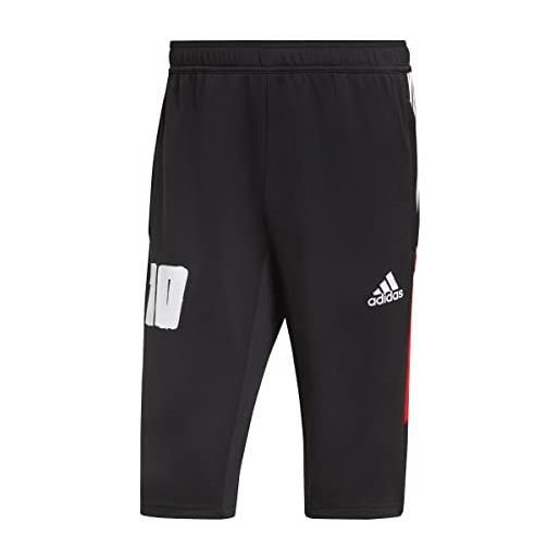 Adidas, messi 1/2, pantaloncini da calcio, nero, l, uomo