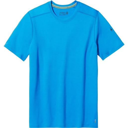 Smartwool - t-shirt da trekking in lana merino - men's merino short sleeve tee laguna blue per uomo in nylon - taglia s, m, l, xl