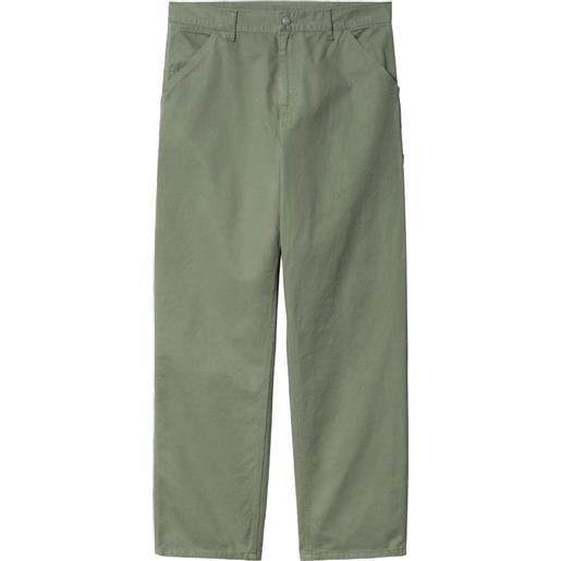 Carhartt - pantaloni cargo - single knee pant park per uomo in cotone - taglia 32,34 - verde