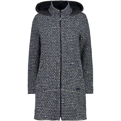 Cmp coat fix hood 32m1636 jacket blu 2xs donna