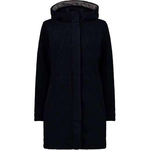Cmp coat fix hood 32m2286 jacket nero 2xs donna