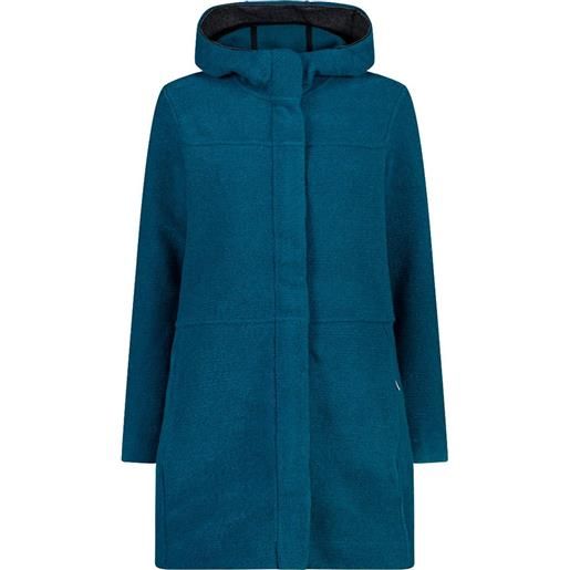 Cmp coat fix hood 32m3476 jacket blu 2xs donna