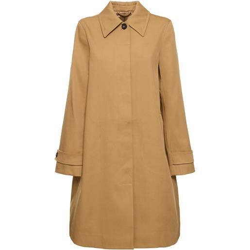 TOTEME a-line car cotton trench coat
