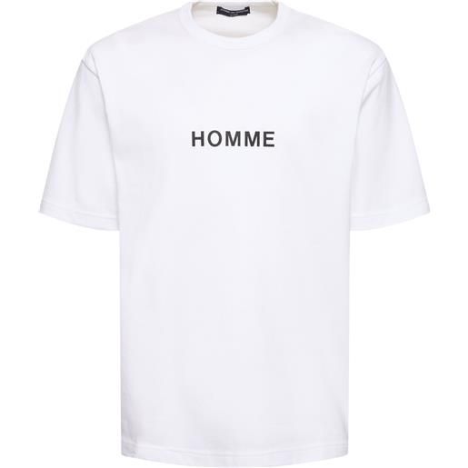 COMME DES GARÇONS HOMME t-shirt in cotone con logo