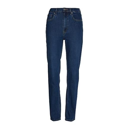 Tommy Hilfiger new classic straight hw ww0ww36336 pantaloni di jeans, denim (isla), 34w / 32l donna