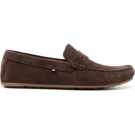Tommy Hilfiger mocassini in suede - marrone