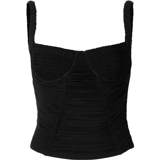 Dion Lee corsetto doric - nero