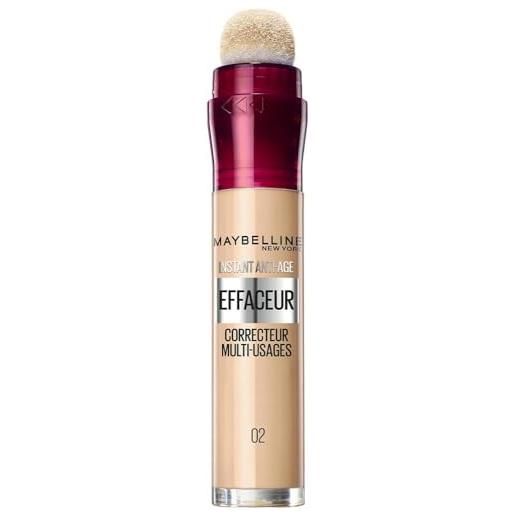 Maybelline gemey Maybelline instant anti-ageing, correttore per occhiaie, 02 nude beige