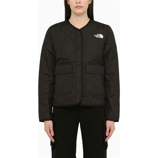 The North Face giacca imbottita nera con logo