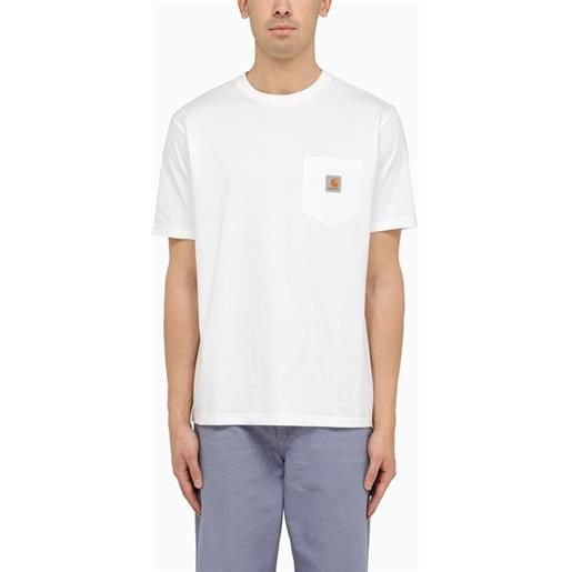 Carhartt WIP s/s pocket t-shirt bianca
