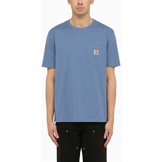 Carhartt WIP s/s pocket t-shirt azzurra