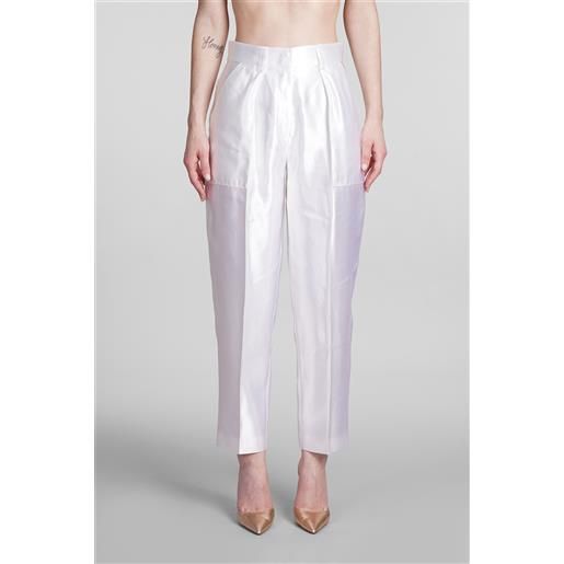 Giorgio Armani pantalone in lino bianco