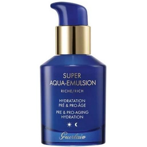 Guerlain emulsione viso idratante super aqua-emulsion riche (pre & pro-aging hydration) 50 ml