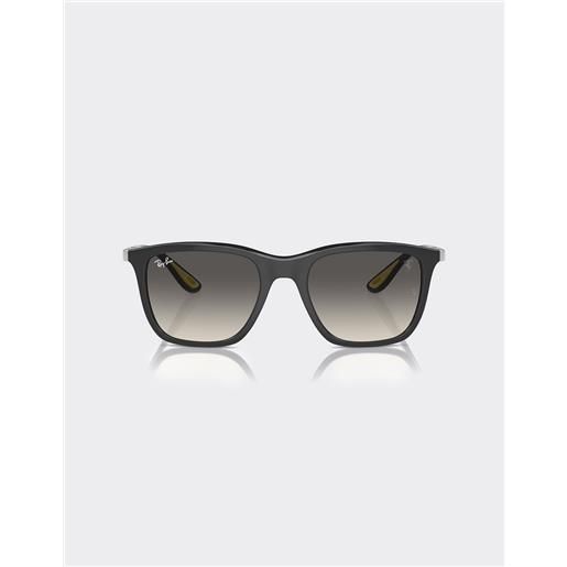 Ferrari occhiale da sole ray-ban for scuderia Ferrari 0rb4433m grigio con lenti grigie sfumate