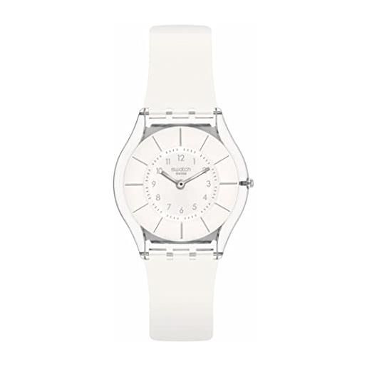 Swatch montre femme skin white classiness
