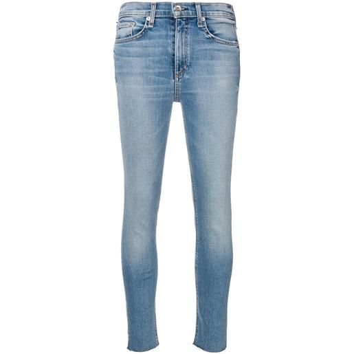 rag & bone jeans skinny - blu