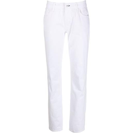 rag & bone jeans dritti - bianco