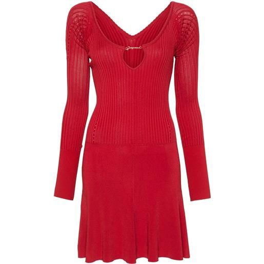 Jacquemus abito la mini robe corto - rosso