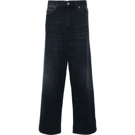 Haikure jeans a gamba ampia jo razzoli - blu