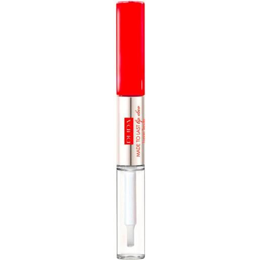 Pupa made to last lip duo rossetto 06 fire red