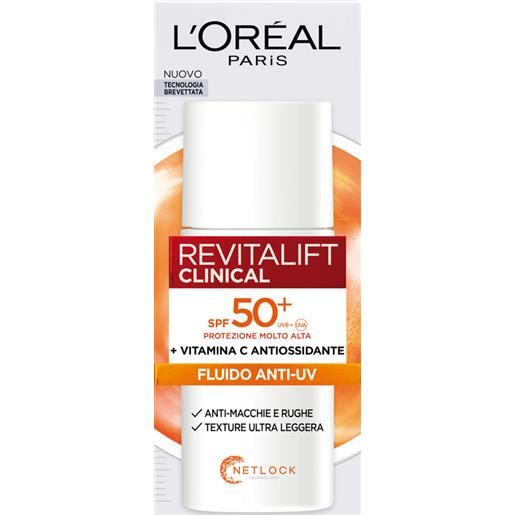 L'oréal Paris revitalift clinical fluido vitamina c anti-uv spf 50 e
