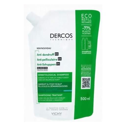 Vichy dercos eco ricarica shampoo forfora 500 ml