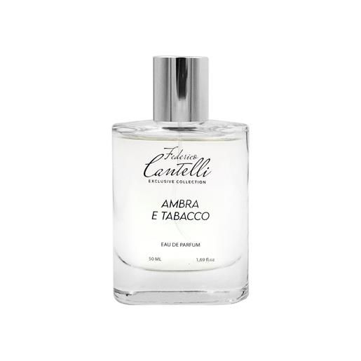 Federico Cantelli ambra e tabacco eau de parfum 50 ml