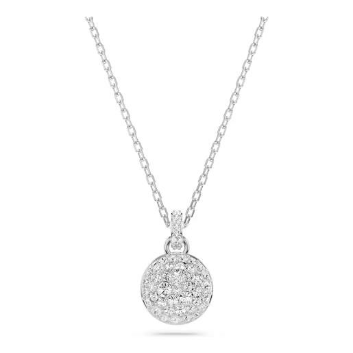 Swarovski sublima collezione collana, placcato in rodio