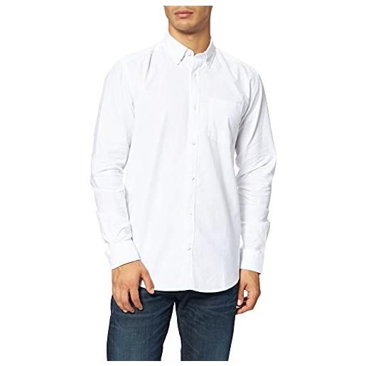 Only & Sons onsneil life ls organic oxford shirtnoos camicia, bianco, s uomo