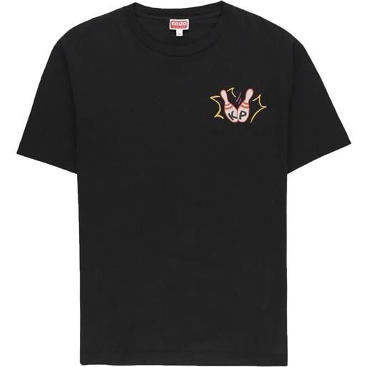 Kenzo t-shirt Kenzo bowling girocollo - nero