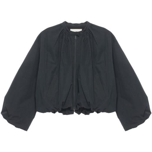 Amomento giacca con zip - nero