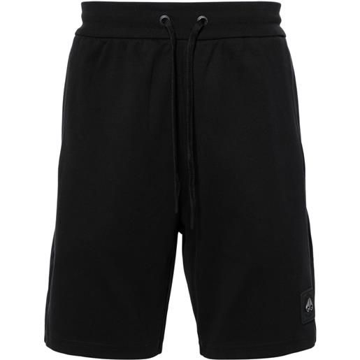 Moose Knuckles shorts sportivi perido - nero
